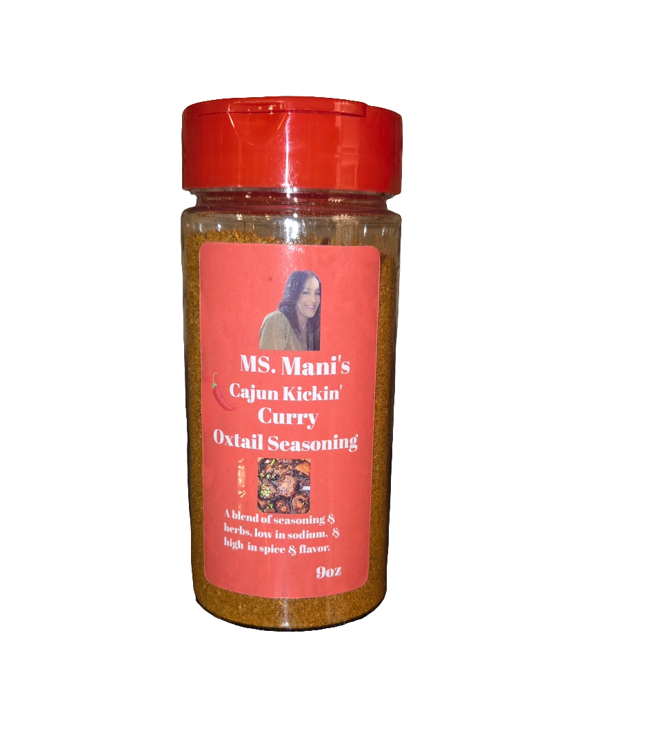 Ms. Mani's Cajun Kickin Curry Oxtail Seasoning