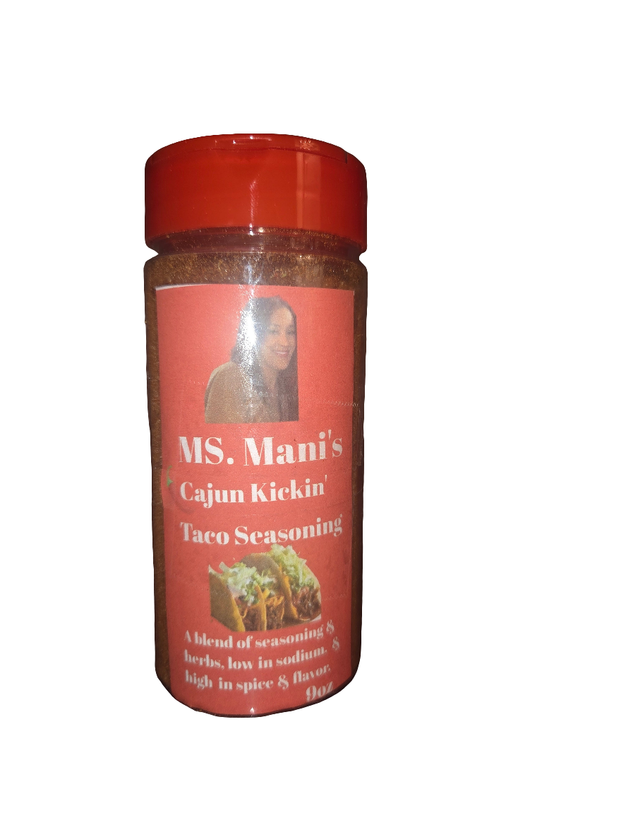 Ms. Mani's Cajun Kickin Taco Seasoning